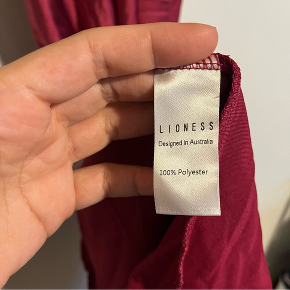 New Princess polly Lioness walk the line satin midi dress - Picture 12 of 12